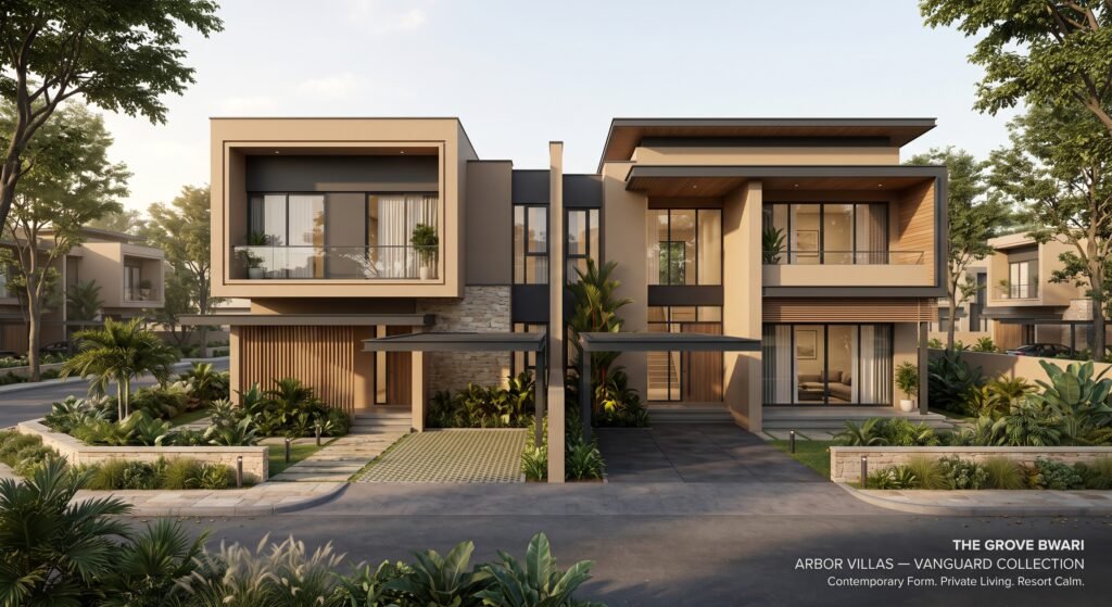 Arbor Semi-Detached Villas - The Canvas of Privacy and Proximity. Named after the sheltering canopy of trees, the Arbor Villas offer expansive dual-family layouts engineered for sophisticated indoor-outdoor living.